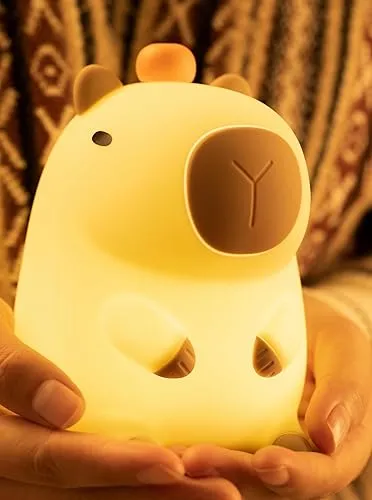 Lámpara Nocturna Capybara Táctil Soluciones Shop