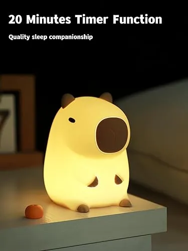 Lámpara Nocturna Capybara Táctil Soluciones Shop