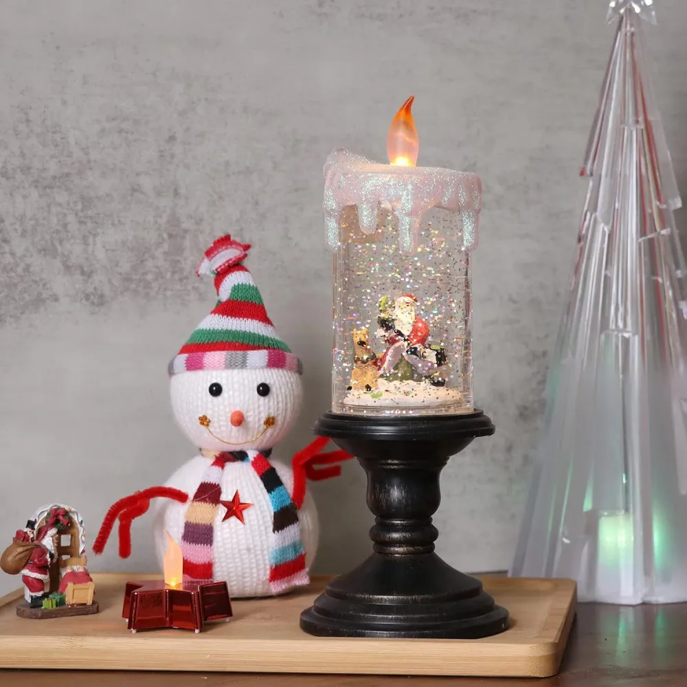 Vela globo de nieve de Navidad + Envio Gratis Soluciones Shop
