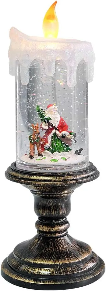 Vela globo de nieve de Navidad + Envio Gratis Soluciones Shop
