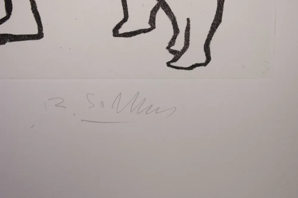 SOMMARUGA Renzo, Aguafuerte original firmado, 1963