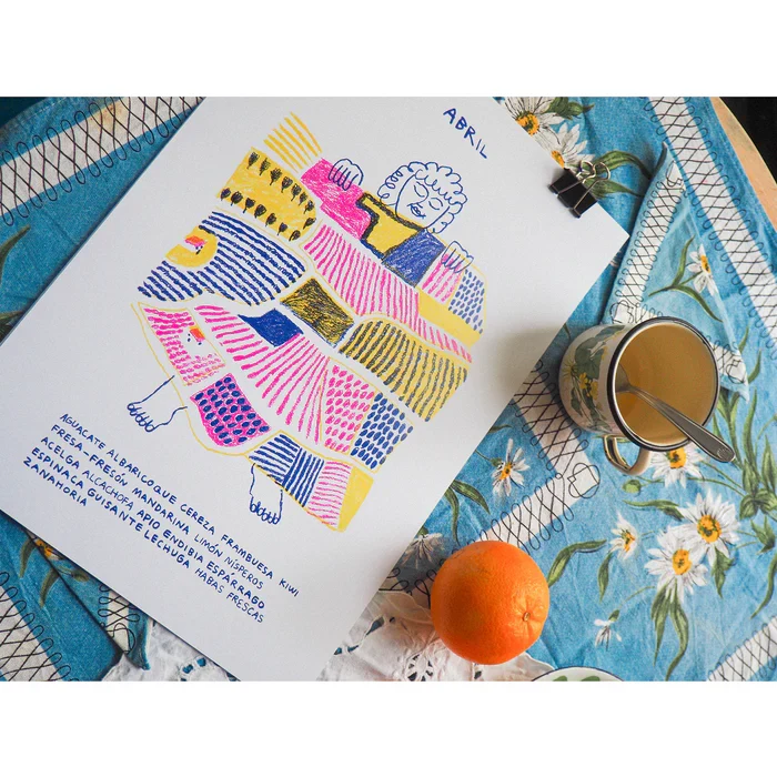 Calendario de frutas y verduras de Soul Kitchen