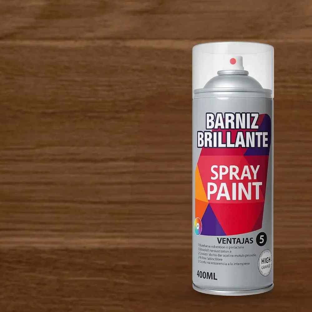 Spray Barniz Brillante Acrilico 400ml Natural