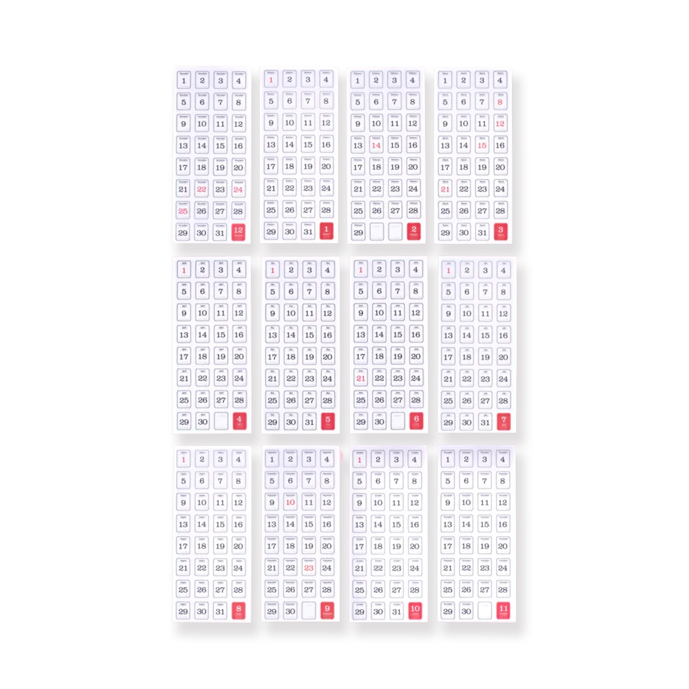 Pegatina 365 días Stationery Pal