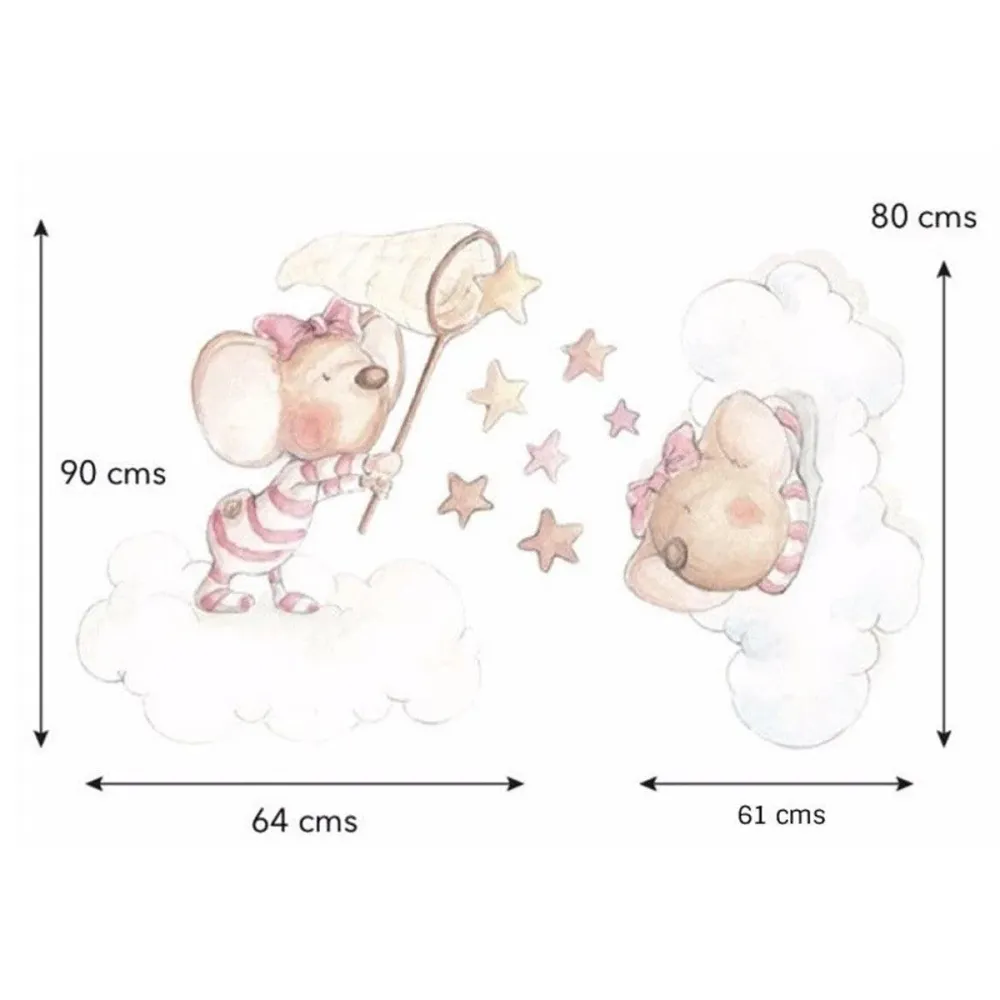 Vinilo Infantil Atrapando Estrella Sueños Cigüeñ Sueños de Cigüeña Vinilos