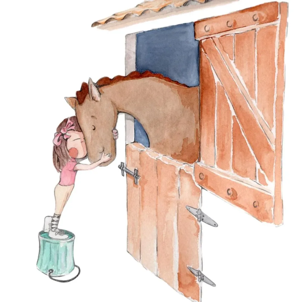 Vinilo Infantil Caballo mi gran Amigo no Sueños de Cigüeña Vinilos