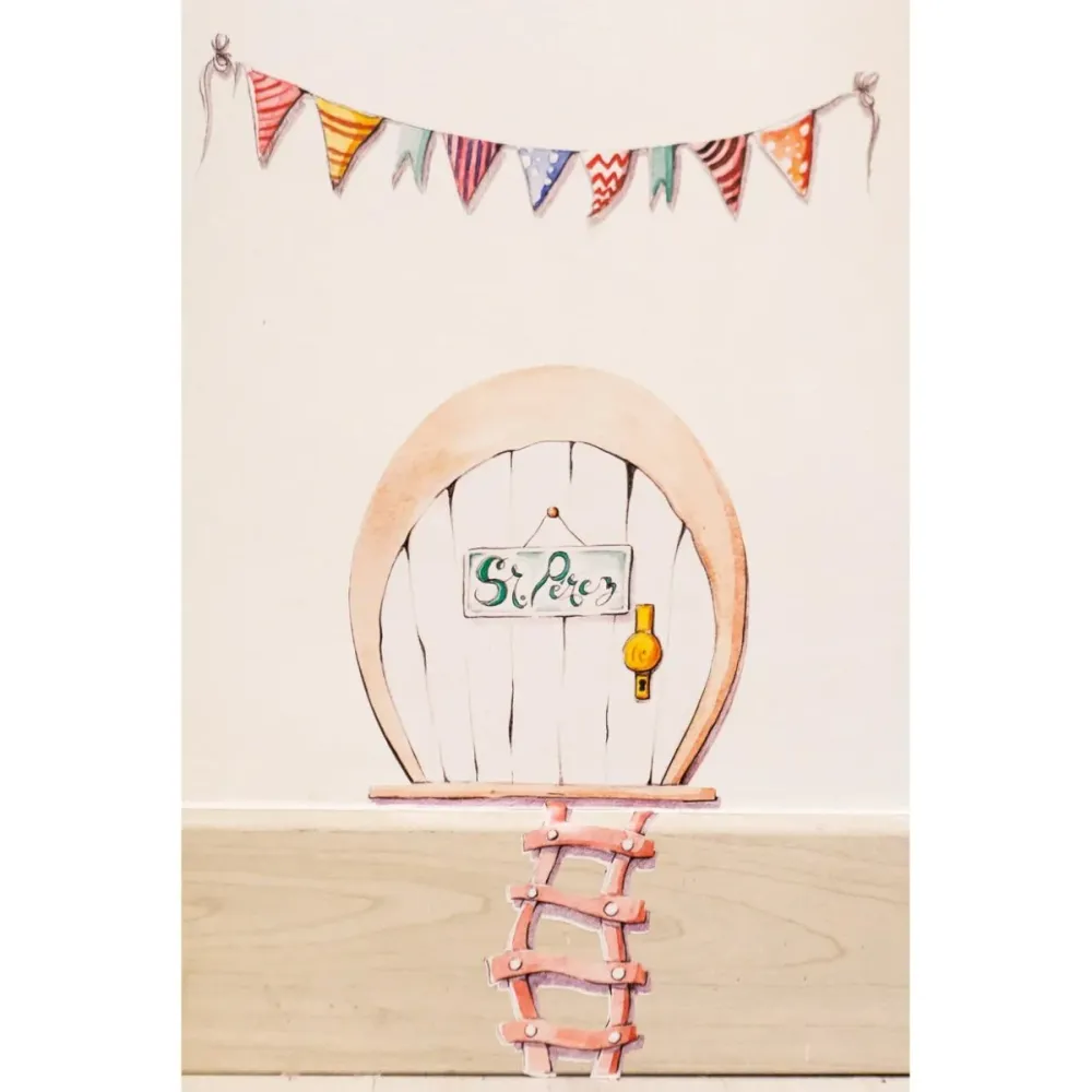Vinilo Infantil Puerta Ratoncito Pérez Sueños de Cigüeñ Sueños de Cigüeña Vinilos
