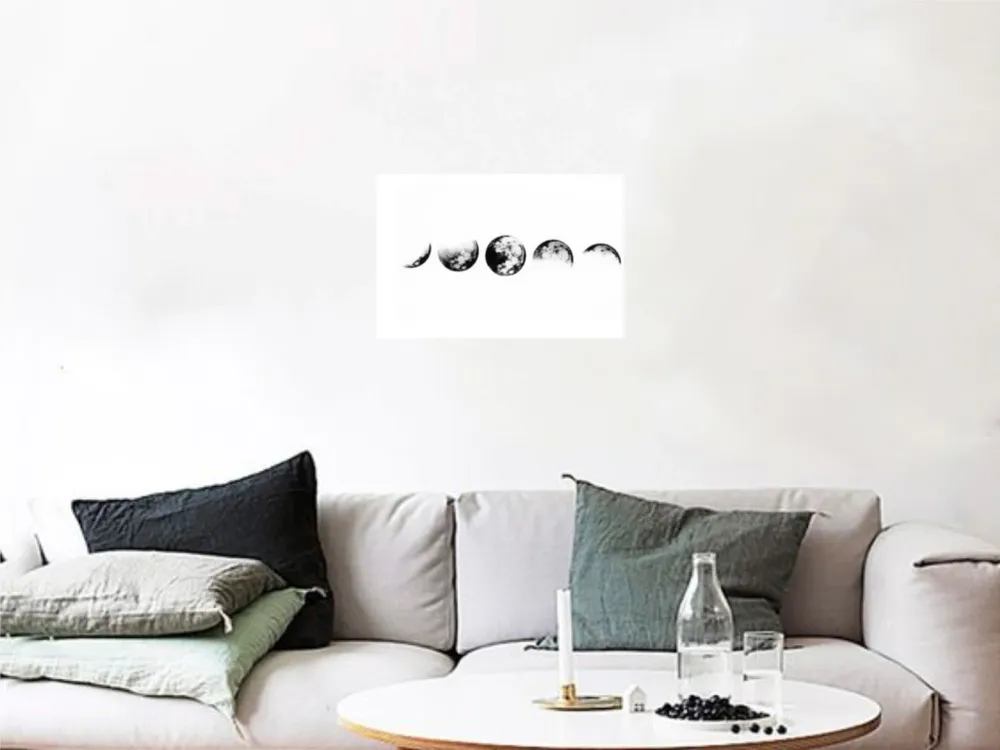 Cuadro acrílico blanco y negro Blanco SUMA IDENTIDAD