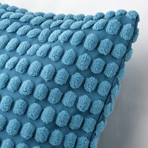 SVARTPOPPEL COJIN AZUL 66X66CM