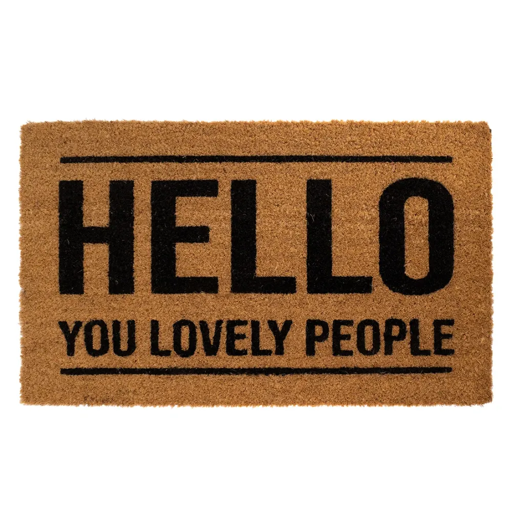 Tapete de Entrada Aristo Mat Hello Lovely People T. DE ENTRADA PREMIUM