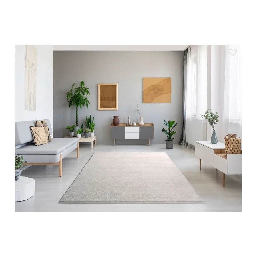 ALFOMBRA LISA – ELEGANCIA Y CONFORT PARA TU HOGAR- BLANCO 60x120 CM TES