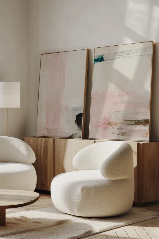 Calming Layers Textured Horizons (Lienzos)