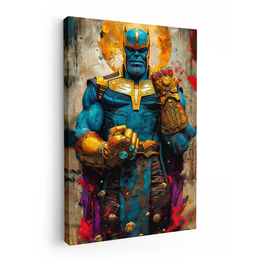 Thanos 2 Guantes Poster