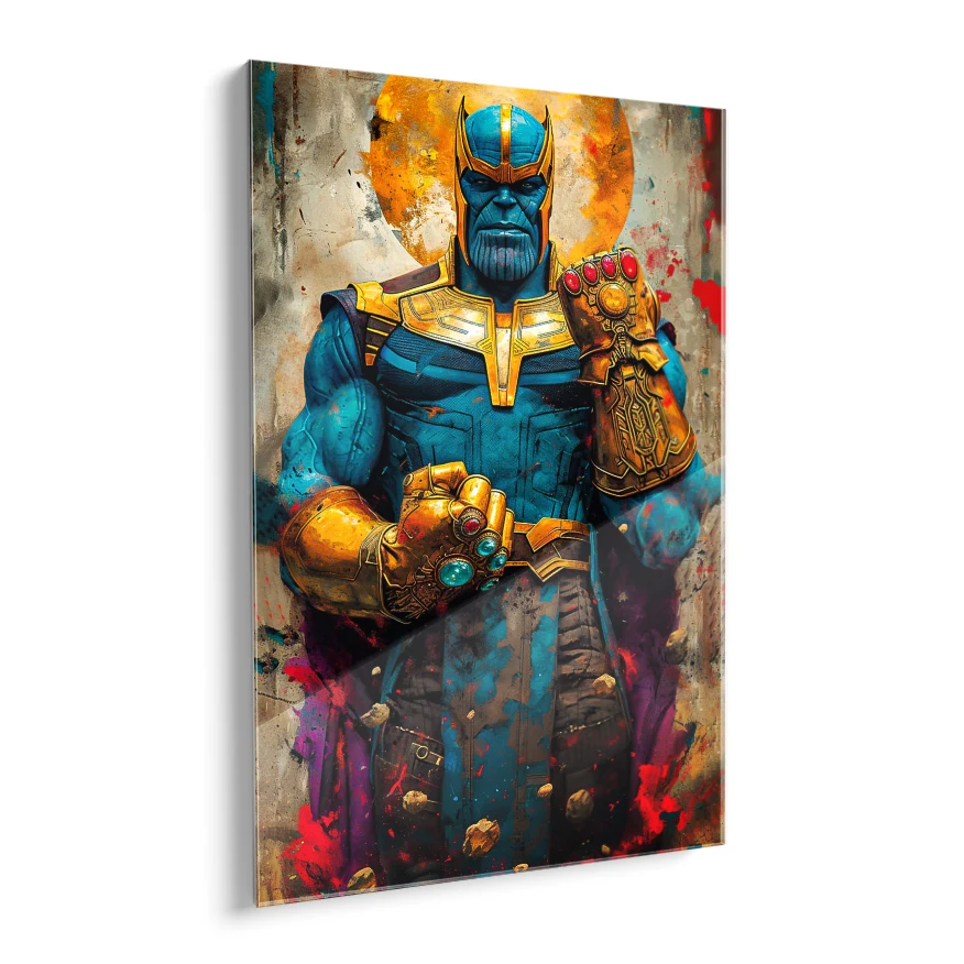 Thanos 2 Guantes Poster