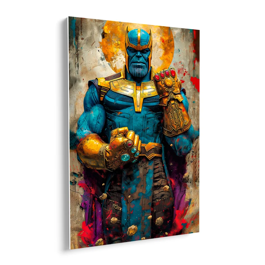 Thanos 2 Guantes Poster
