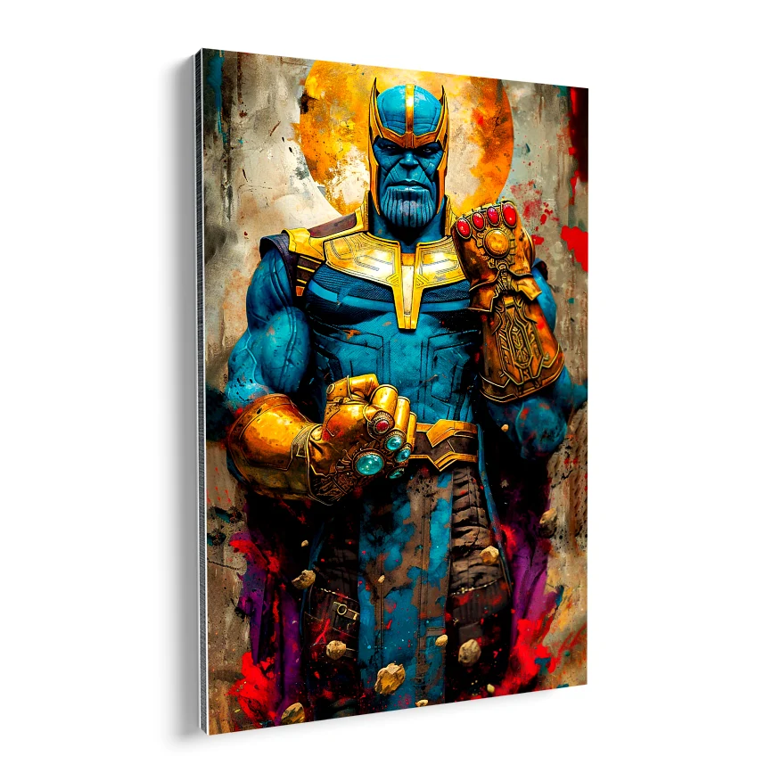 Thanos 2 Guantes Poster