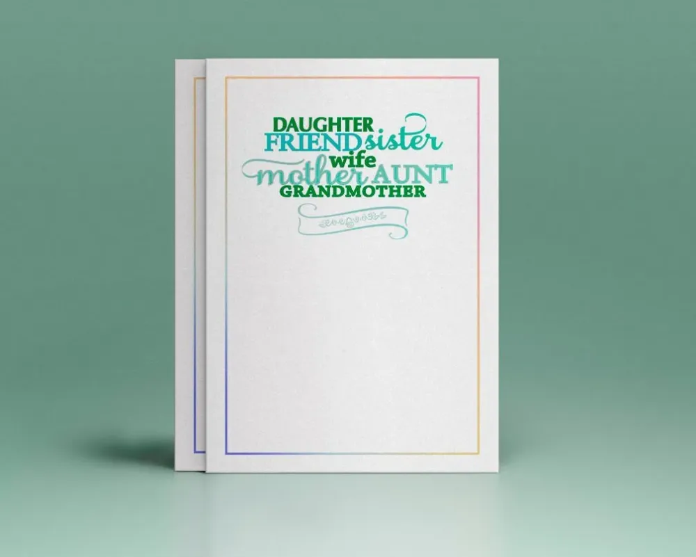 Arte de palabras de hermana amiga The Funeral Program Site