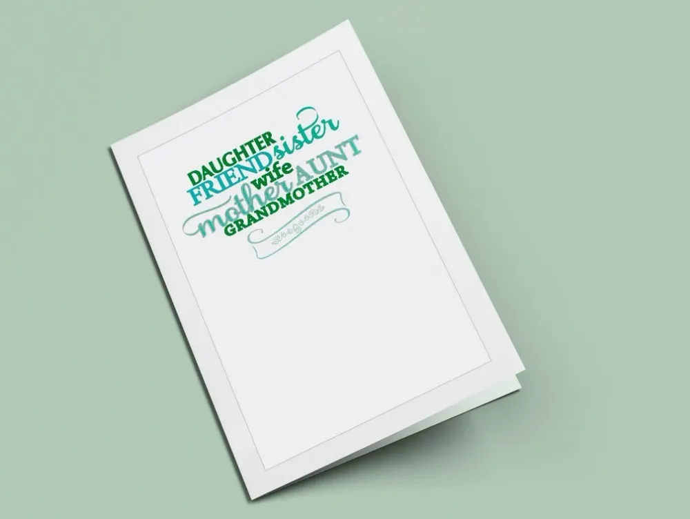 Arte de palabras de hermana amiga The Funeral Program Site