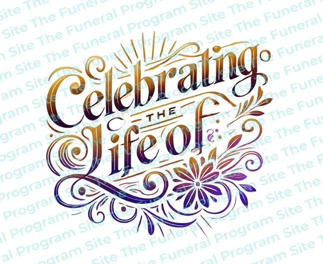 Celebrando la vida del programa funerario Título The Funeral Program Site