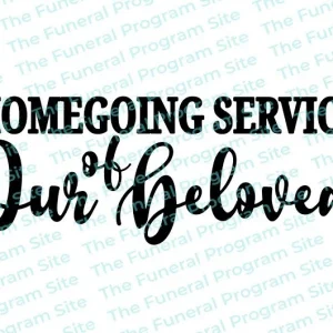 Servicio de despedida de nuestro amado programa funerario Título The Funeral Program Site