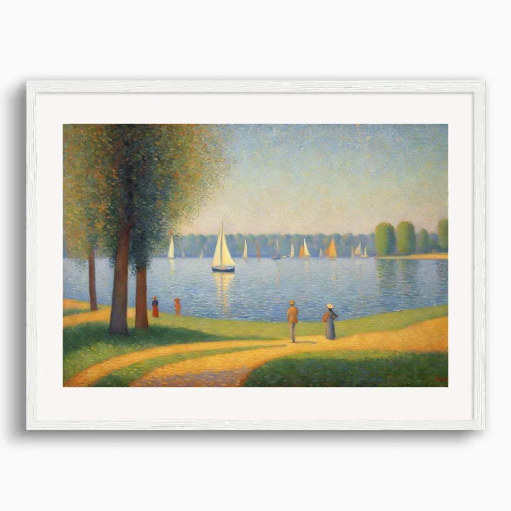 Atmósfera puntillista, Lago - Póster The Object