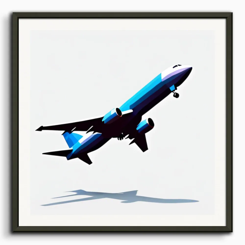 Baja poligonalidad, Avión - Póster The Object