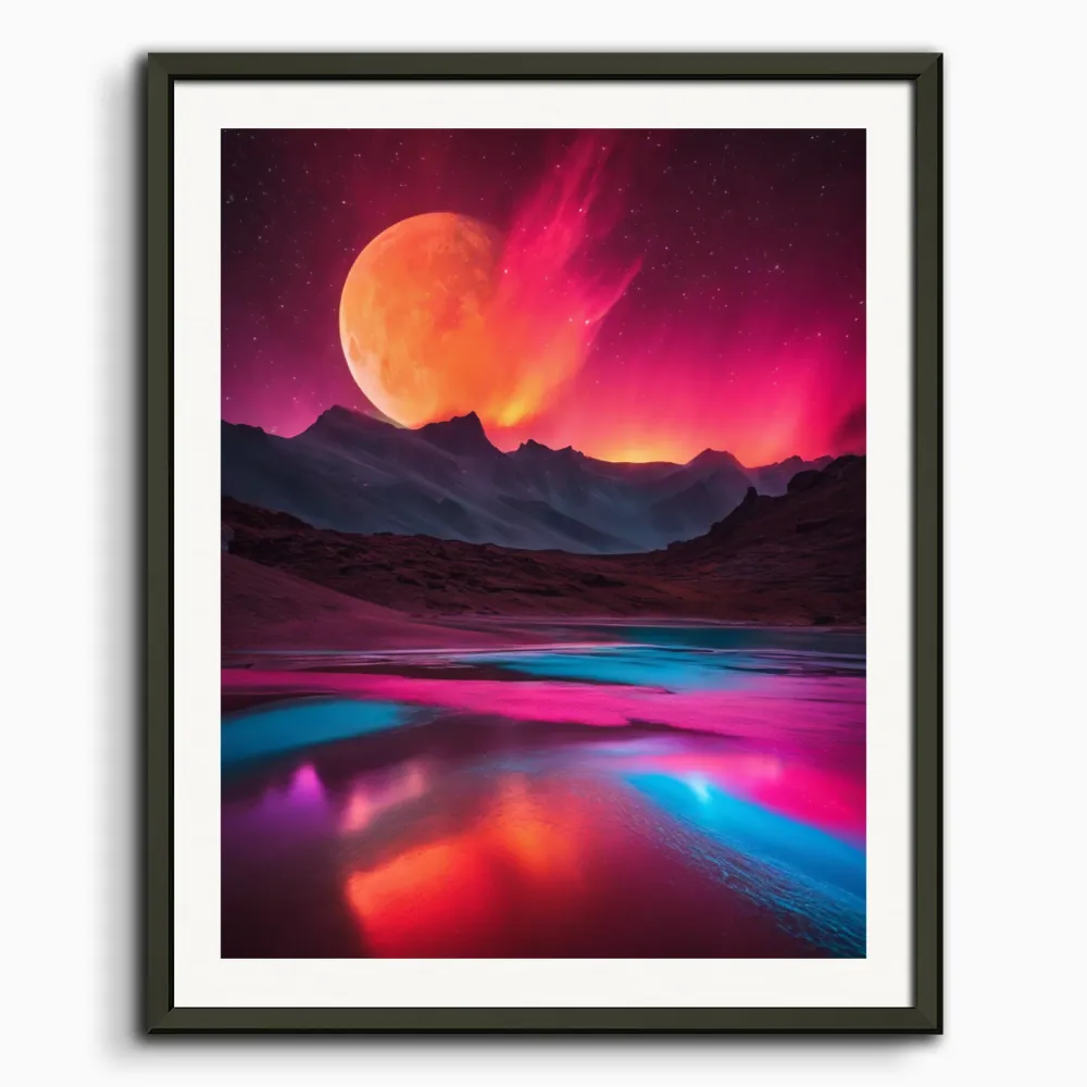 Fotolaboratorio de neón luminescente, otro planeta - Póster The Object