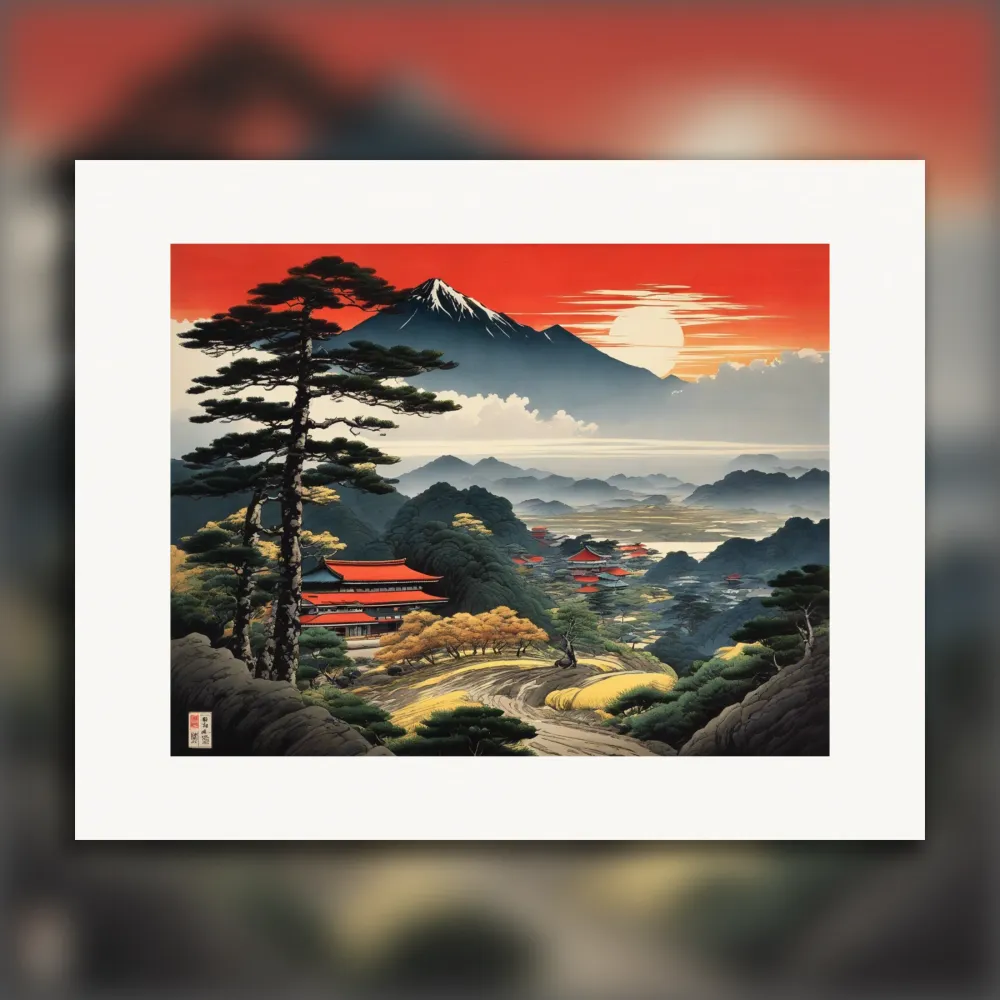 Paisaje japonés - Póster The Object