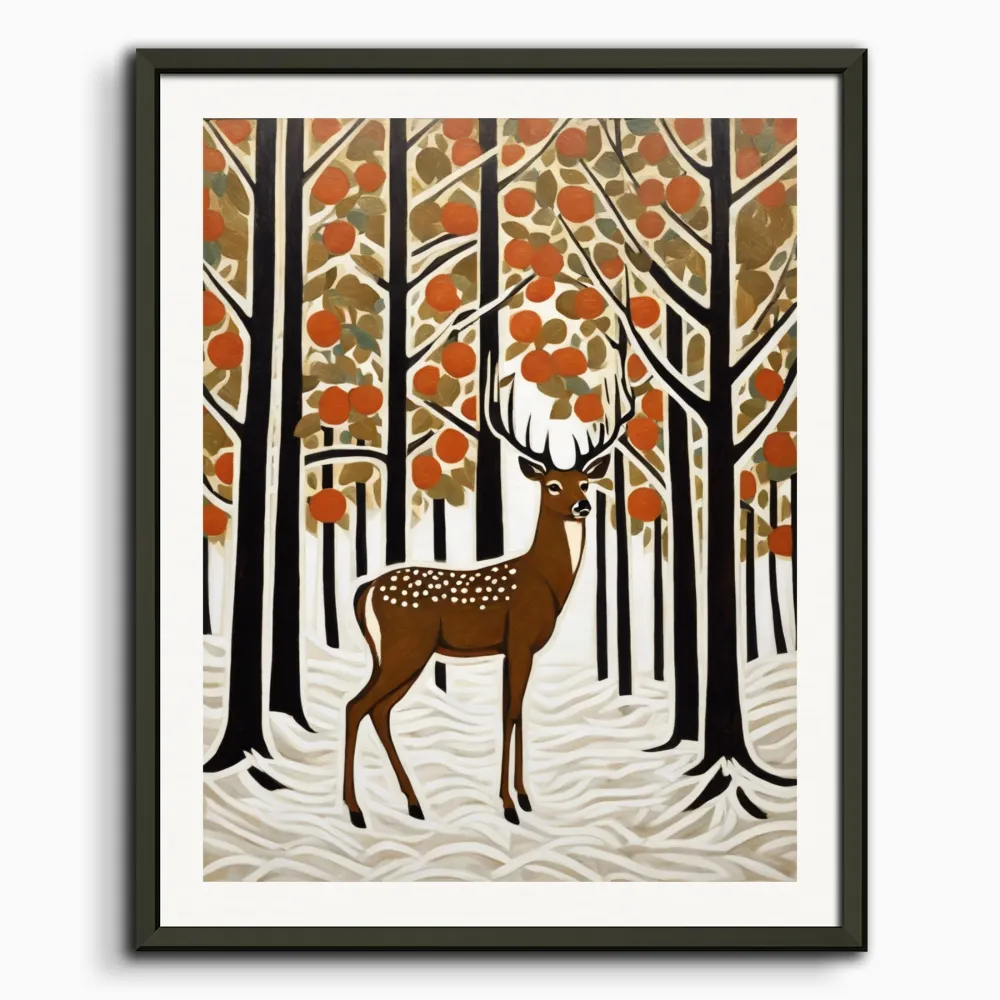 Póster de ciervo, Naturaleza salvaje The Object