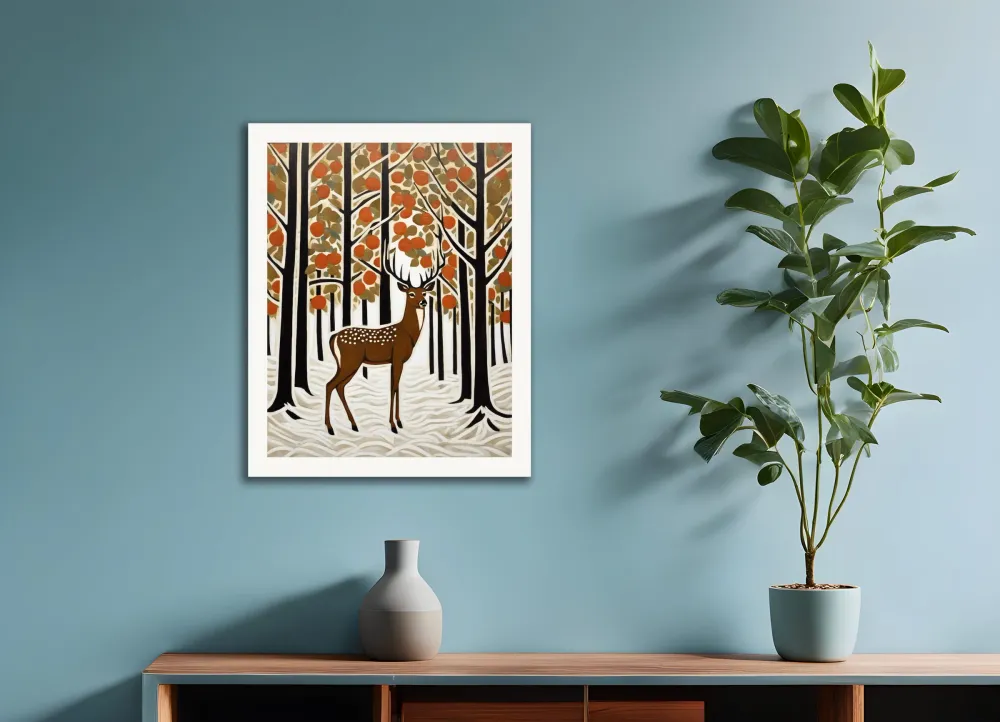 Póster de ciervo, Naturaleza salvaje The Object
