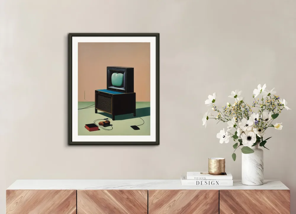 Surrealismo belga, consola de videojuegos Apple - Pósters The Object
