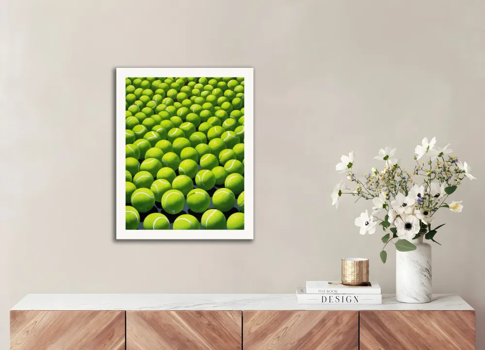 Surrealismo belga, pelotas de tenis - Póster The Object