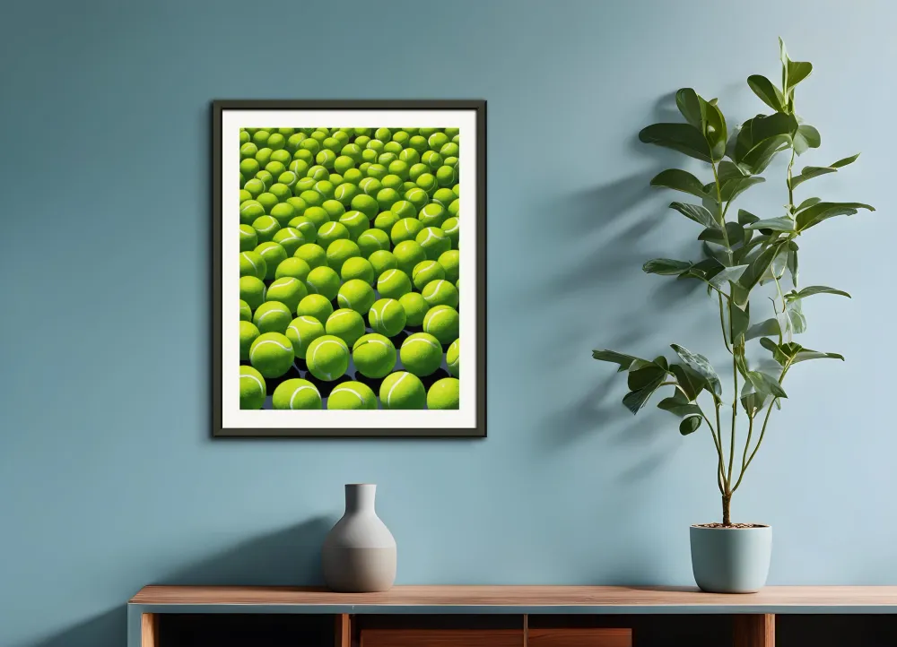 Surrealismo belga, pelotas de tenis - Póster The Object