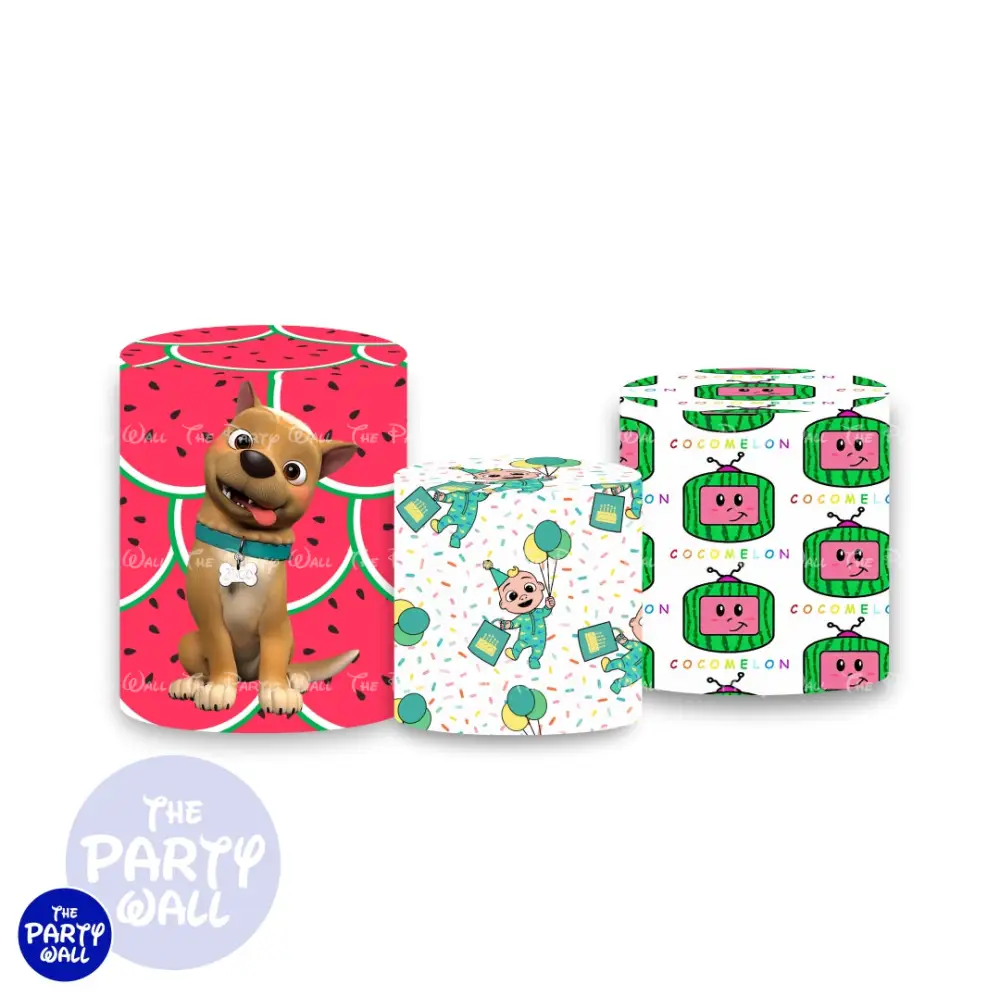 Cocomelon - Fundas para cilindros The Party Wall