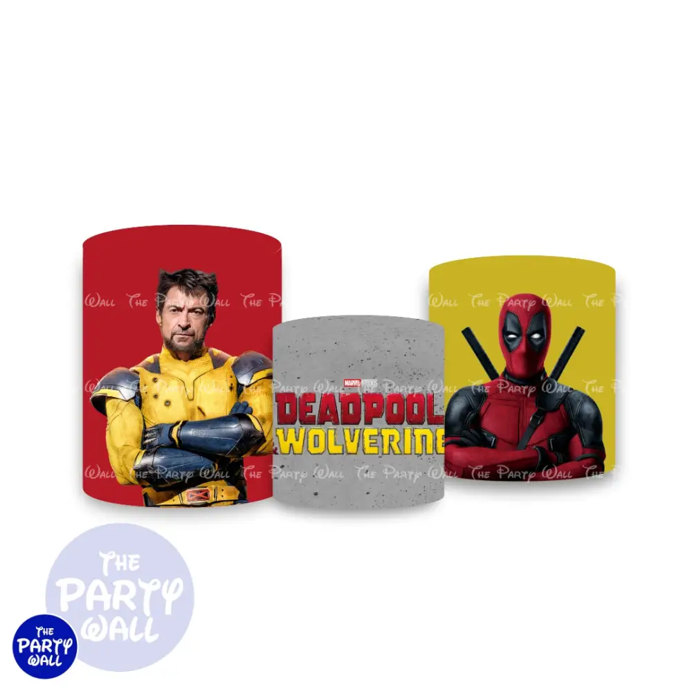 Deadpool y Wolverine - Fundas para cilindros The Party Wall