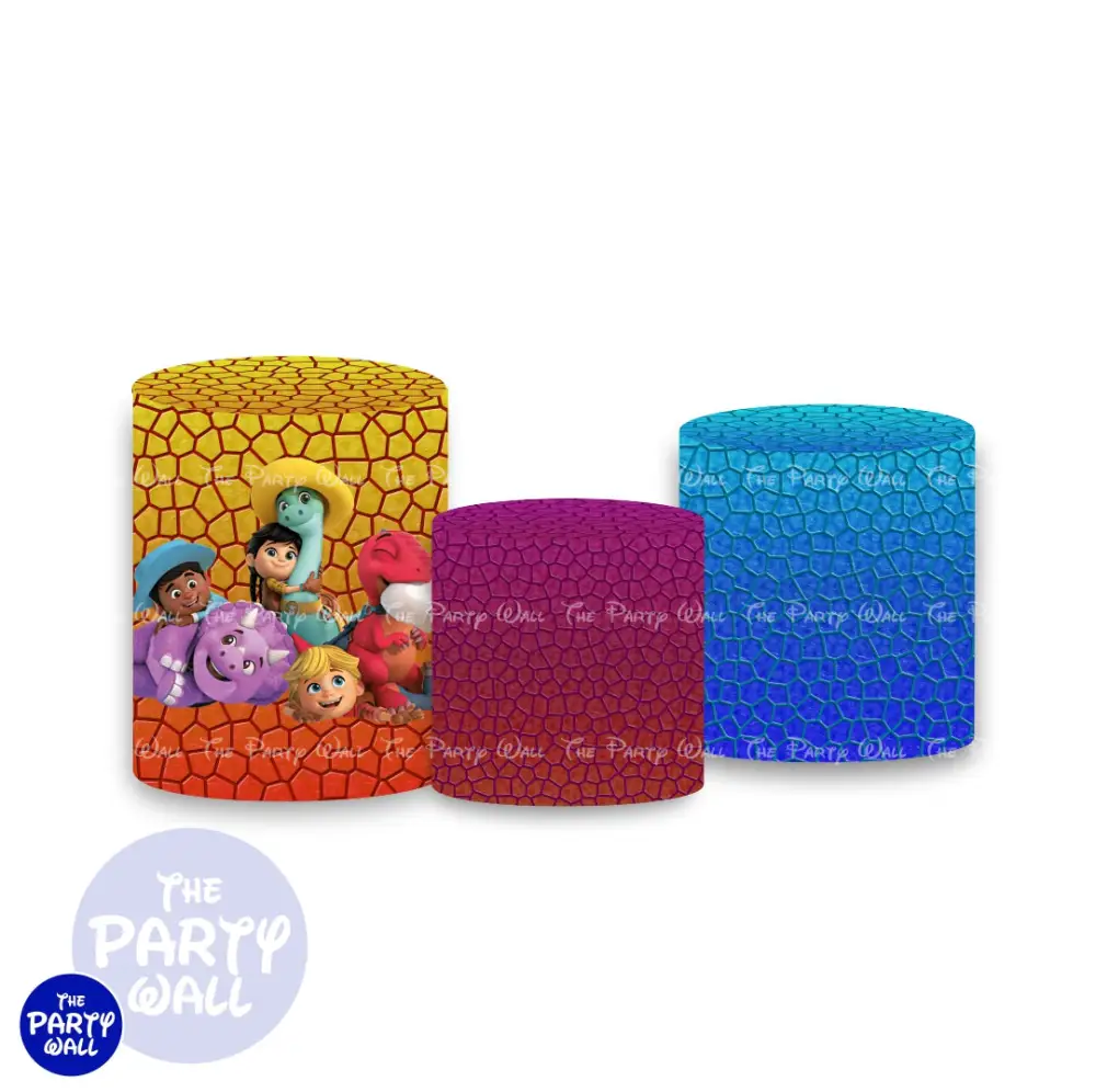 Dino Ranch - Fundas para cilindros The Party Wall