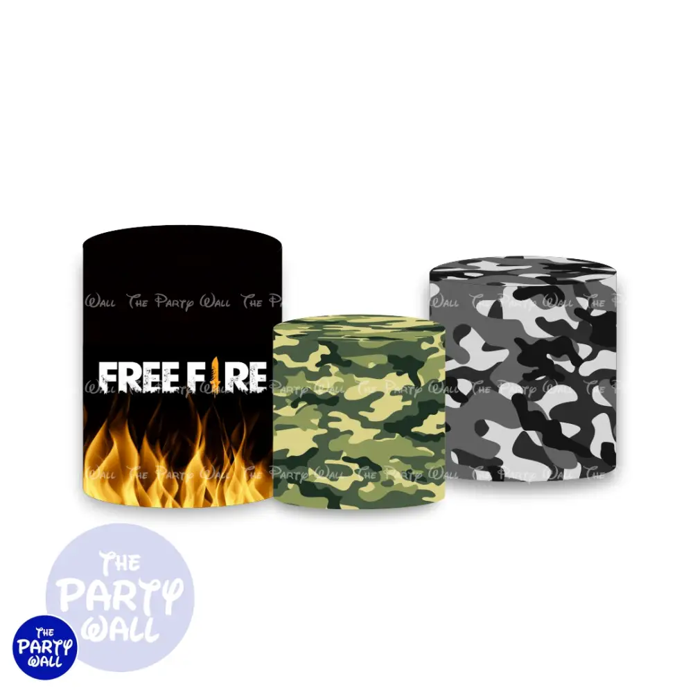 Free Fire - Fundas para cilindros The Party Wall