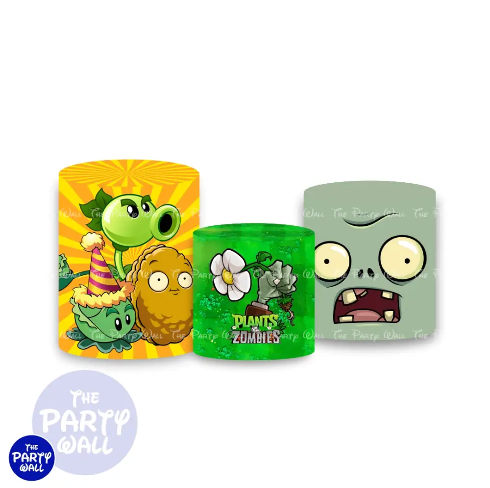 Plants vs Zombies - Fundas para cilindros The Party Wall