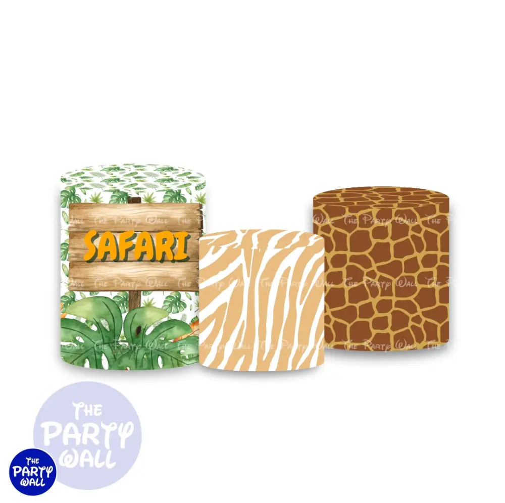 Safari Cute - Fundas para cilindros The Party Wall