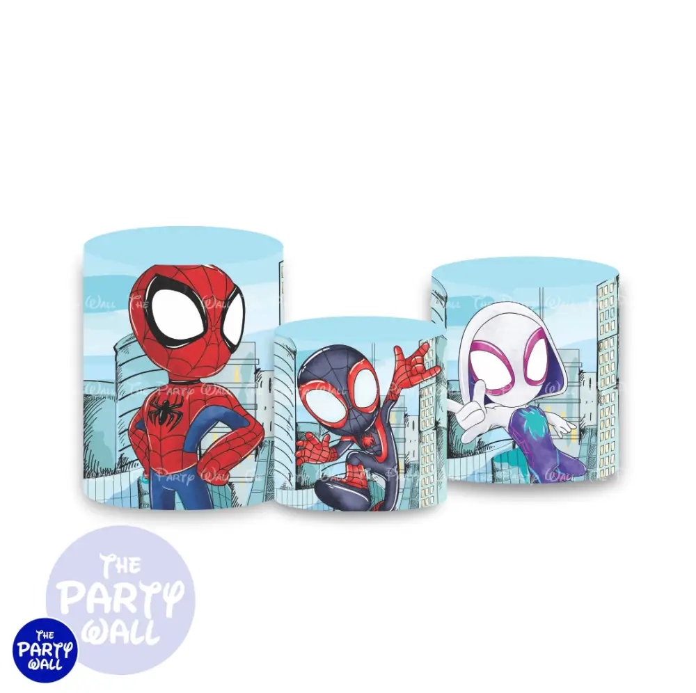Spidey - Fundas para cilindros The Party Wall