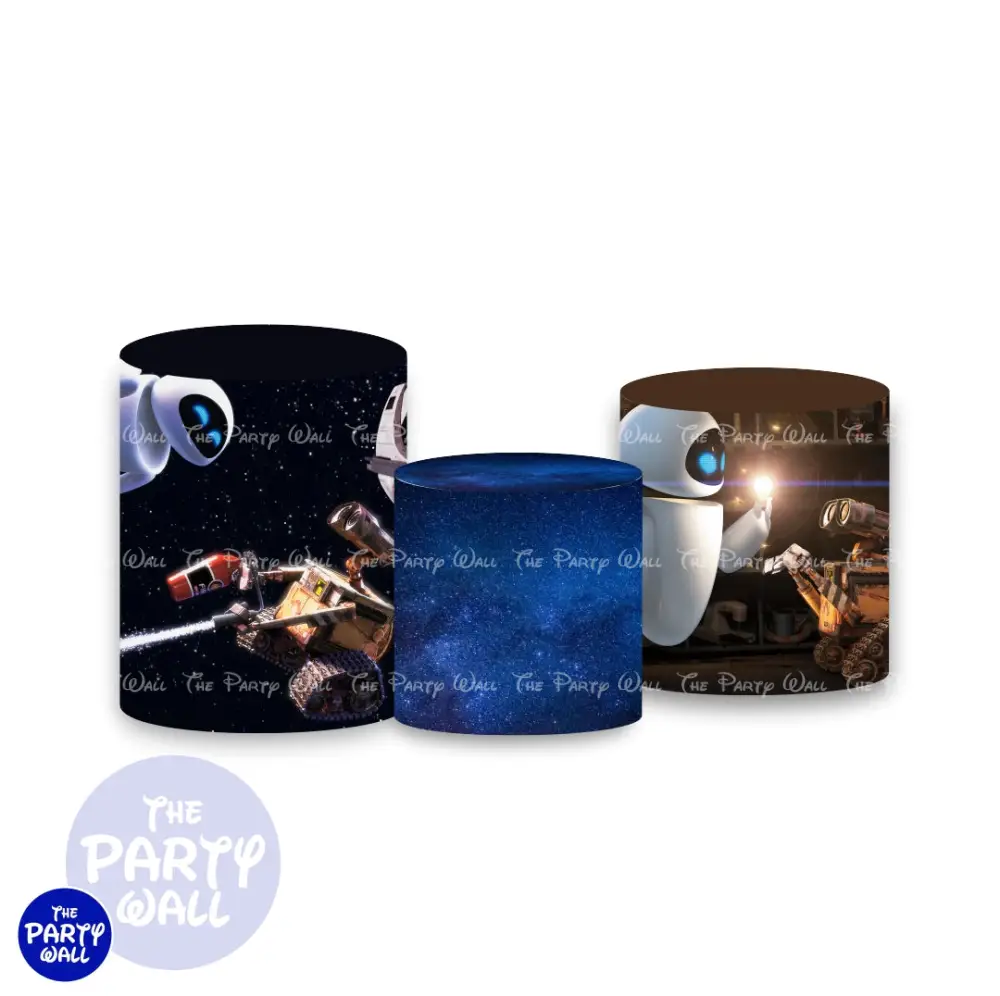 WallE y Eva - Fundas para cilindros The Party Wall