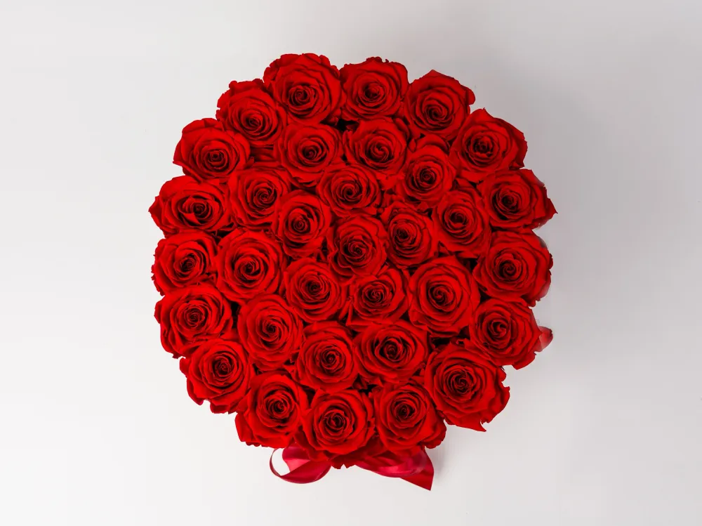 Caja Elite Negra de Rosas Frescas - Prestige Roses Españ Blanco The Prestige Roses Madrid
