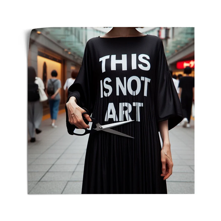 This Is Not Art Confección Poster