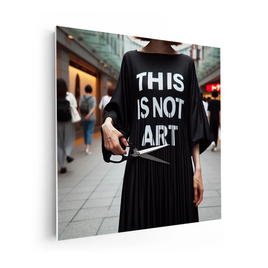 This Is Not Art Confección Poster