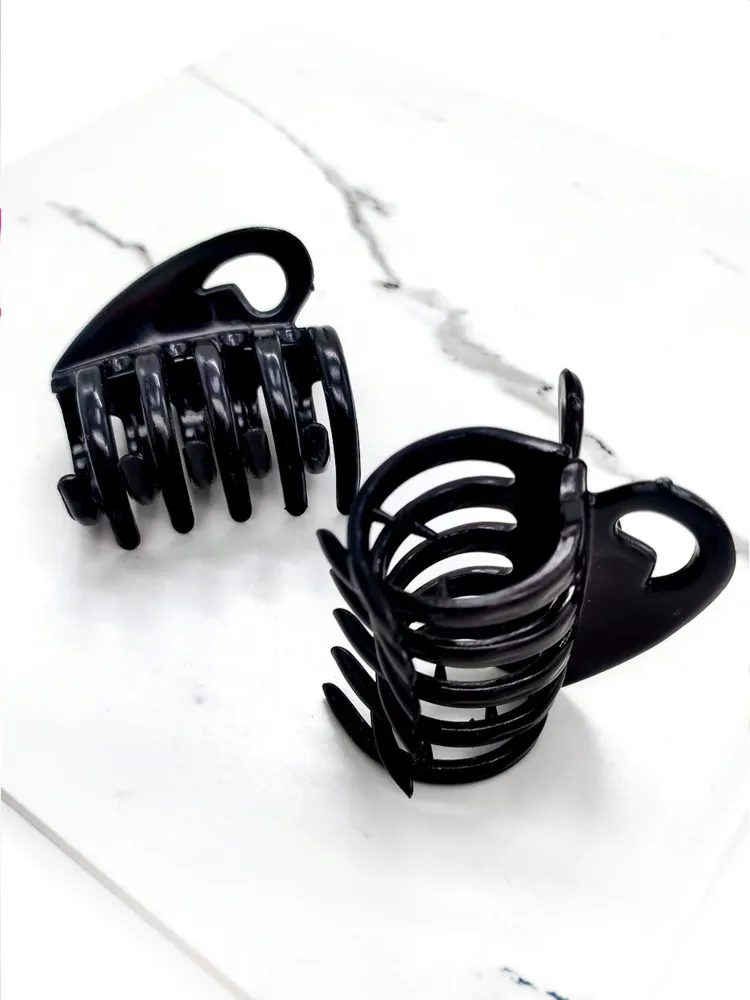Tiburon Corazon Mediano 6 Cm Negro 12 Unidades