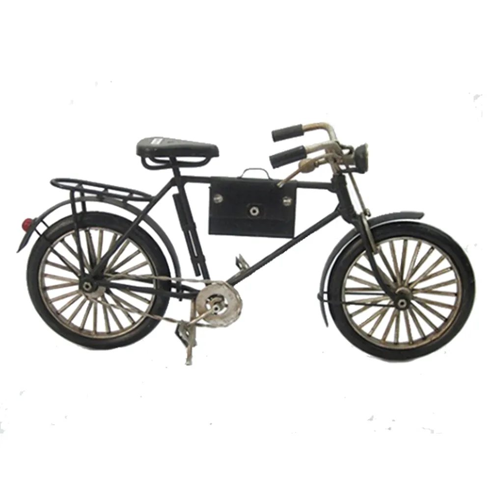 Adorno metálico bicicleta vintage 23x7x12 cm. Tienda VGO