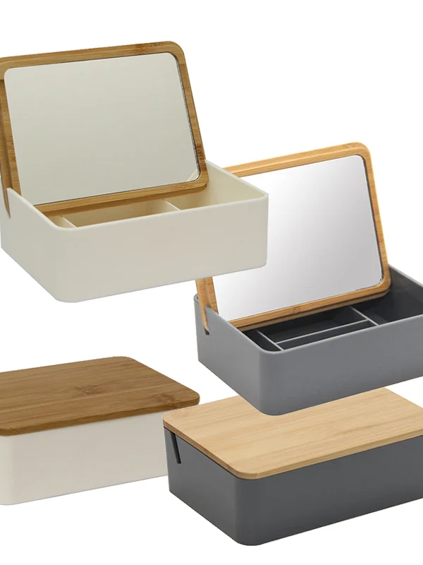 Alhajero rectangular con espejo Natural Tienda VGO