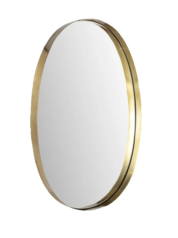 Espejo metalico ovalado 70x46 cm Tienda VGO