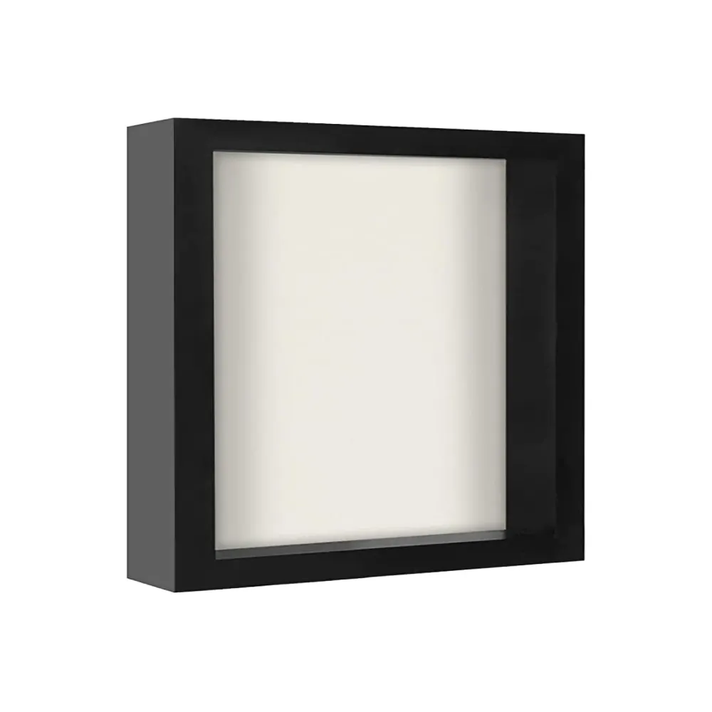 Marco ancho con acrilico shadow box (43 mm) Blanco Tienda VGO