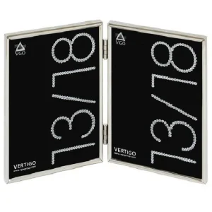 Marco doble de metal silver plated Tienda VGO